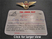 Click for a close up of the wings and certificate
